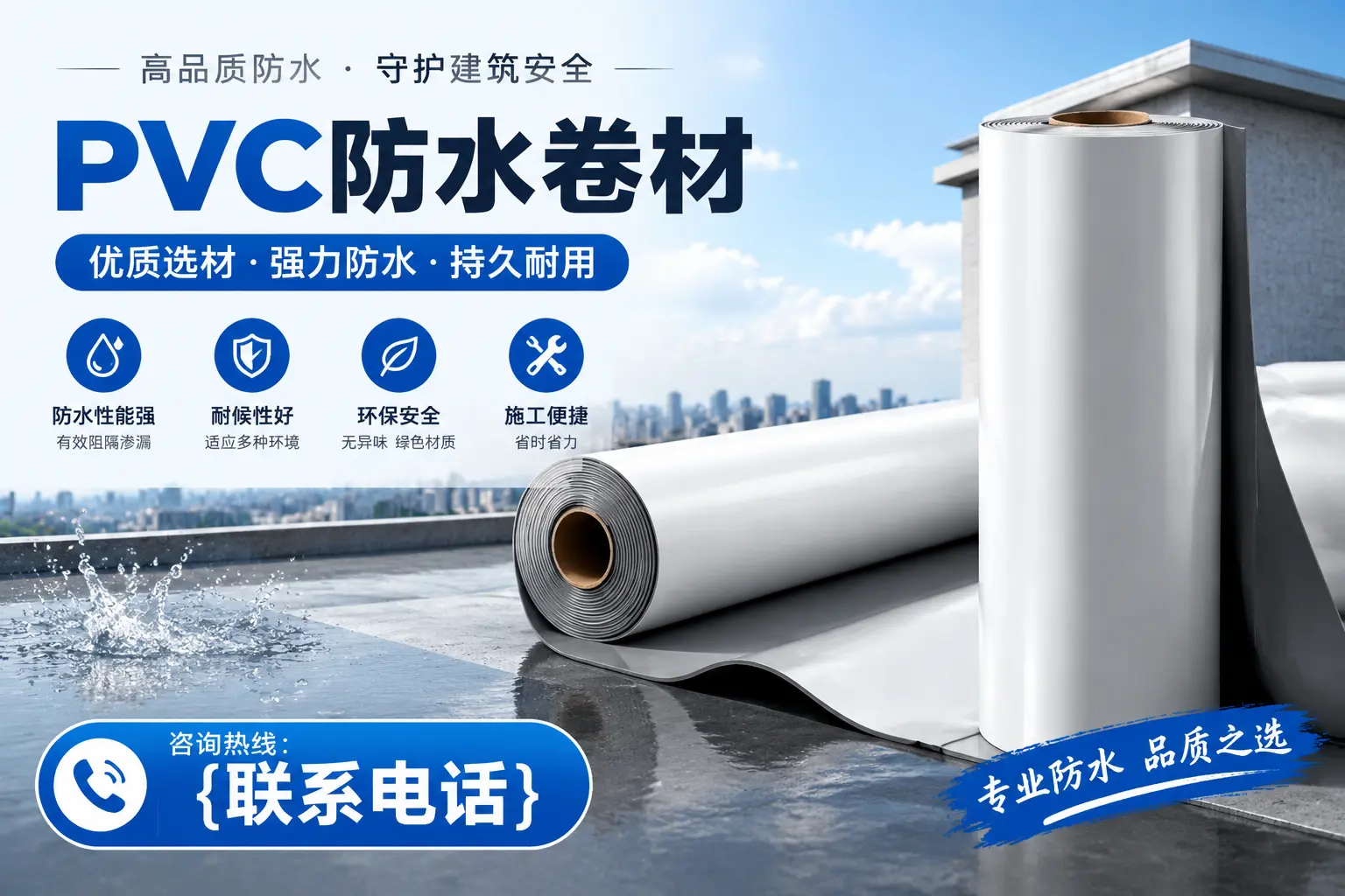 PVC防水卷材的选购技巧与注意事项，助您在自贡找到合适产品